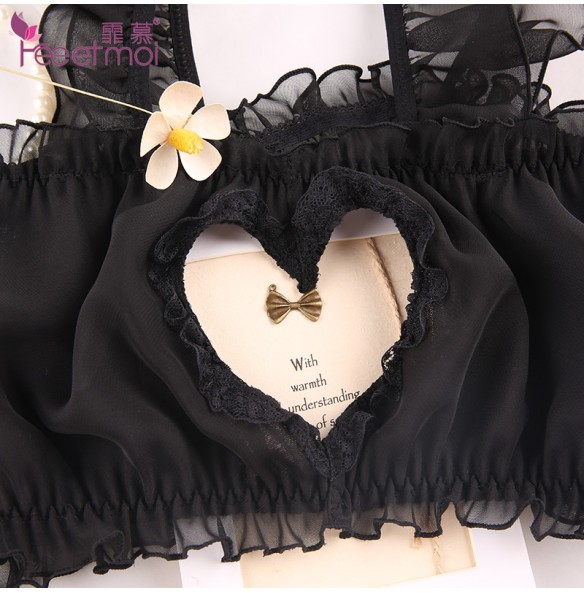 FEE ET MOI Cosplay Sexy Cute Animals Girl Costume (Black)